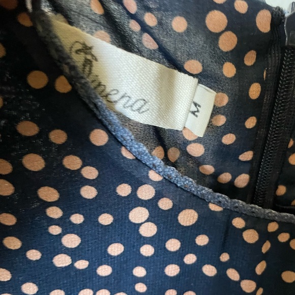 Beautiful dark blue with pastel pink dress M - Picture 4 of 6